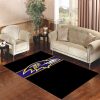 Baltimore Ravens Living Room Carpet Rugs