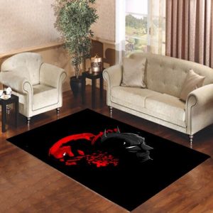 Bane And Batman Mask Living Room Carpet Rugs