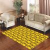 Bape Yellow Living Room Carpet Rugs