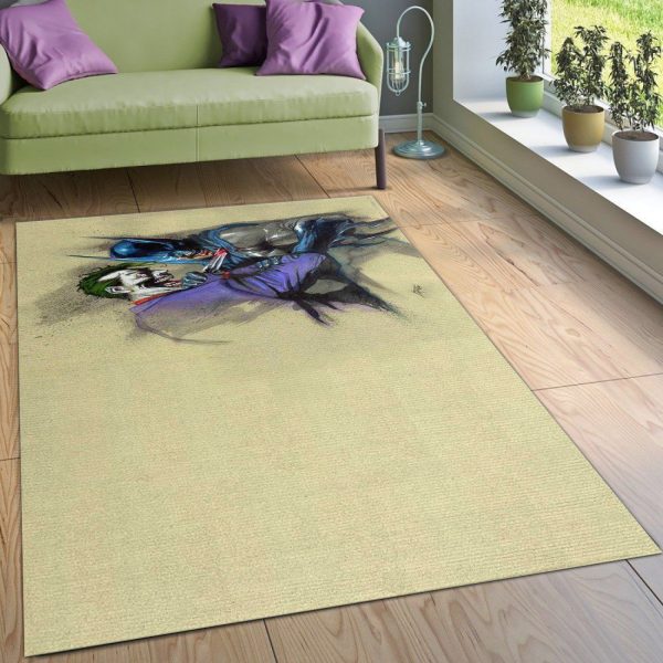 Batman Vs Joker Area Rug For Christmas Living Room Rug Home Us Decor