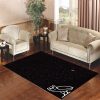 Black Ovo Living Room Carpet Rugs