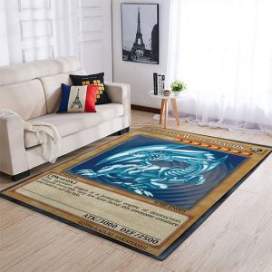 Blue-Eyes White Dragon Rug