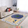 Bordered Los Angeles Rams Stadium Rug