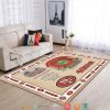 Bordered San Francisco 49Ers Stadium Rug