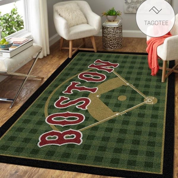 Boston Red Sox Area Rug Mlb Baseball Team Logo Carpet Living Room Rugs Floor Decor 200327