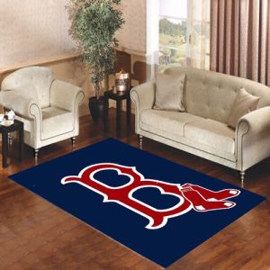 Boston Red Sox Living Room Carpet Rugs