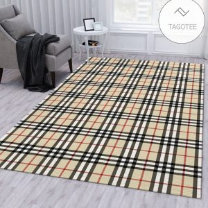 Burberry Area Rug For Christmas Living Room Rug Floor Decor Home Decor