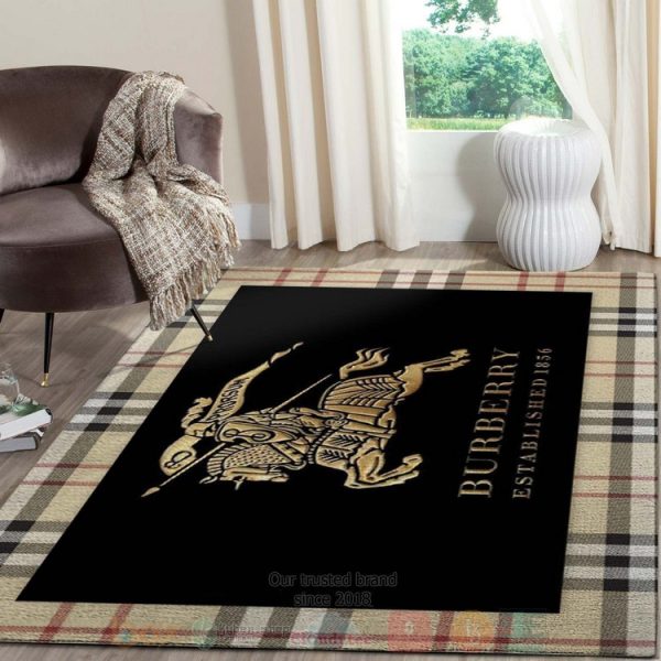 Burberry Established 1856 Inspired Rug