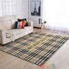 Burberry Fashion Brand Khaki Pattern Rug