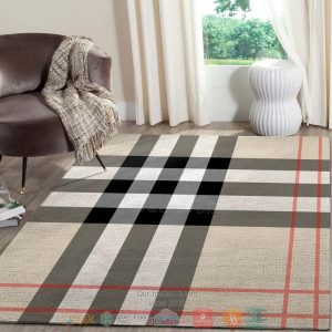 Burberry Fashion Brand Pattern Rug