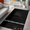 Burberry London Brand Black Rug