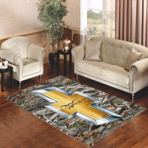 Camo Browning Chevrolet Living Room Carpet Rugs