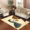 Cartoon Beauty And The Beast Living Room Carpet Rugs