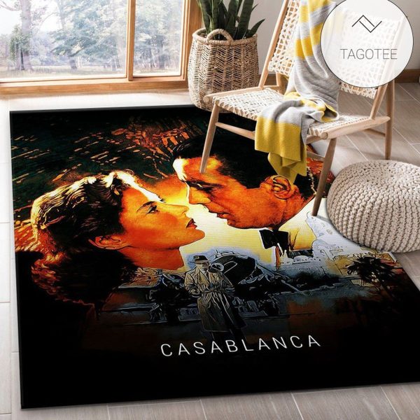 Casablanca 1942 Area Rug Movie Rug Christmas Gift Us Decor