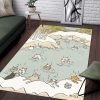 Cats With Onsen Rectangle Uu15874 Rug Carpet