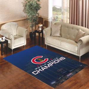 Chicago Cubs Wallpaper Champions Living Room Carpet Rugs