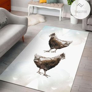 Chickens  Area Rug   Christmas Gift Floor Decor Home Decor