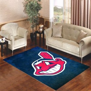 Chief Wahoo Cleveland Indians Living Room Carpet Rugs