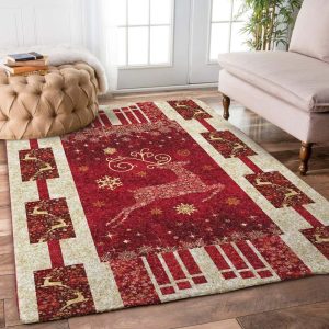 Christmas Deer Dv1510050R Rug Carpet