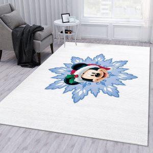 Christmas Disney Holiday Christmas Gift Rug Bedroom Rug Floor Decor Home Decor