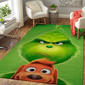 Christmas Movie Character The Grinch Area Rug Carpet / Home Decor