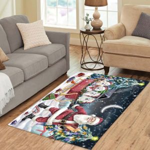 Christmas Samoyed Cl18110792Mdr Rug Carpet