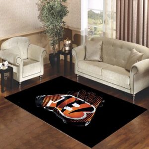 Cincinnati Bengals Gloves Living Room Carpet Rugs