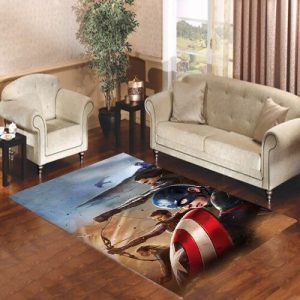 Civil War   Team Captain America Living Room Carpet Rugs