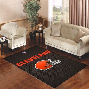 Cleveland Browns And Helm Living Room Carpet Rugs