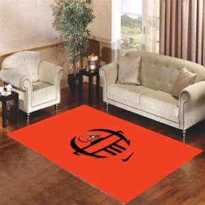 Cleveland Browns Helm Simbol Living Room Carpet Rugs