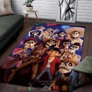 Coco Characters Pixar Rug