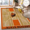 College Home Court Oregon State Basketball Team Logo Area Rug Kitchen Rug Home Us Decor