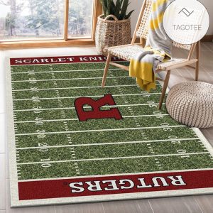 College Rutgers Nfl Team Logo Area Rug Bedroom Rug Home Us Decor