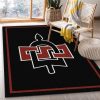 College Spirit San Diego State Sport Area Rug For Christmas Team Logo Family Gift Us Decor