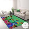 Colorful Marine Life Fish Rug Living Room Carpet