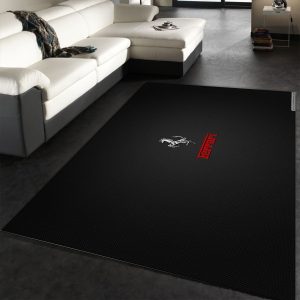 Cool Ferrari Logo Rug Bedroom Family Gift Us Decor