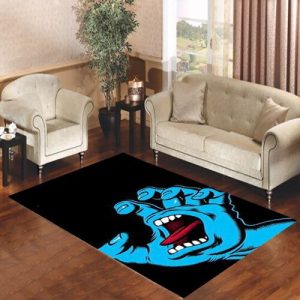 Cool Logo Skateboard Living Room Carpet Rugs