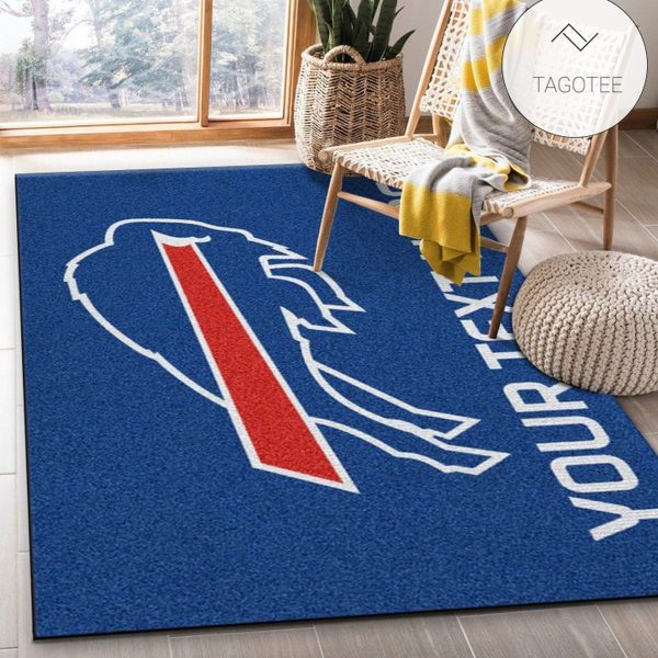 Customizable Buffalo Bills Personalized Accent Rug Nfl Area Rug For Christmas Kitchen Rug Us Gift Decor