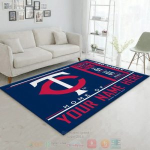 Customizable Minnesota Twins Wincraft Custom Name Mlb Team Logos Area Rugs