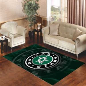 Dallas Stars Logo Living Room Carpet Rugs