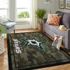 Dallas Stars Nhl Team Logo Camo Style Nice Gift Home Decor Area Rug Rugs For Living Room