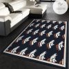 Denver Broncos Repeat Rug Nfl Team Area Rug Carpet Bedroom Rug Home Us Decor