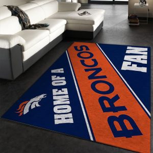 Denver Broncos Team Nfl Area Rug