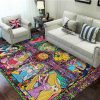 Disney All Cartoon Characters Living Room Area Rug