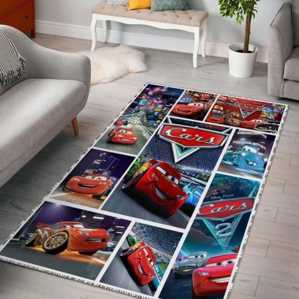 Disney Cars Series Living Room Area Rug For Christmas