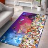 Disney Characters 4 Living Room Area Rug For Christmas