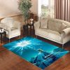 Disney Frozen Elsa Castle Apple Label Living Room Carpet Rugs