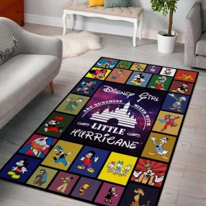 Disney Girls Little Hurricane Living Room Area Rug Carpet