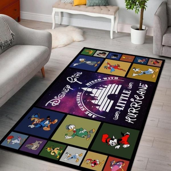 Disney Girls Living Room Area Rug For Christmas