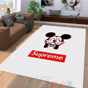 Disney Mickey Mouse Supreme Inspired Rug